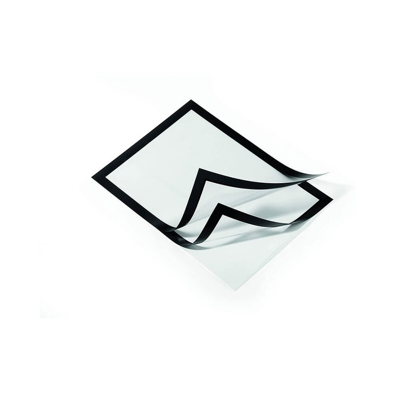 Adhsif durable arrire Duraframe Sign Sign A4 Black (2pk)