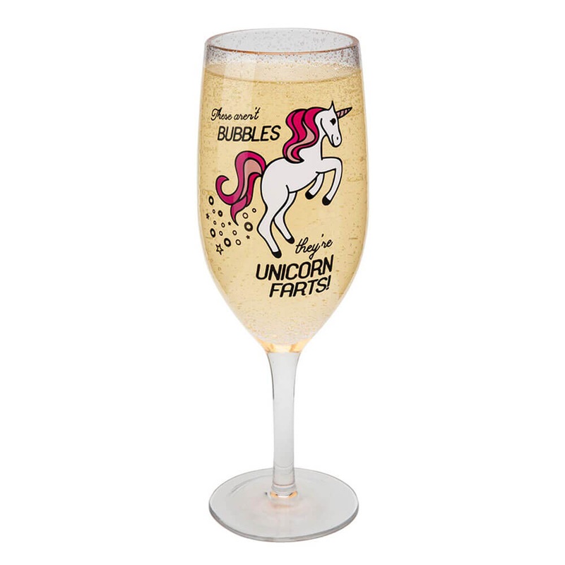 Bigmouth Unicorn FETS Champagne Verre