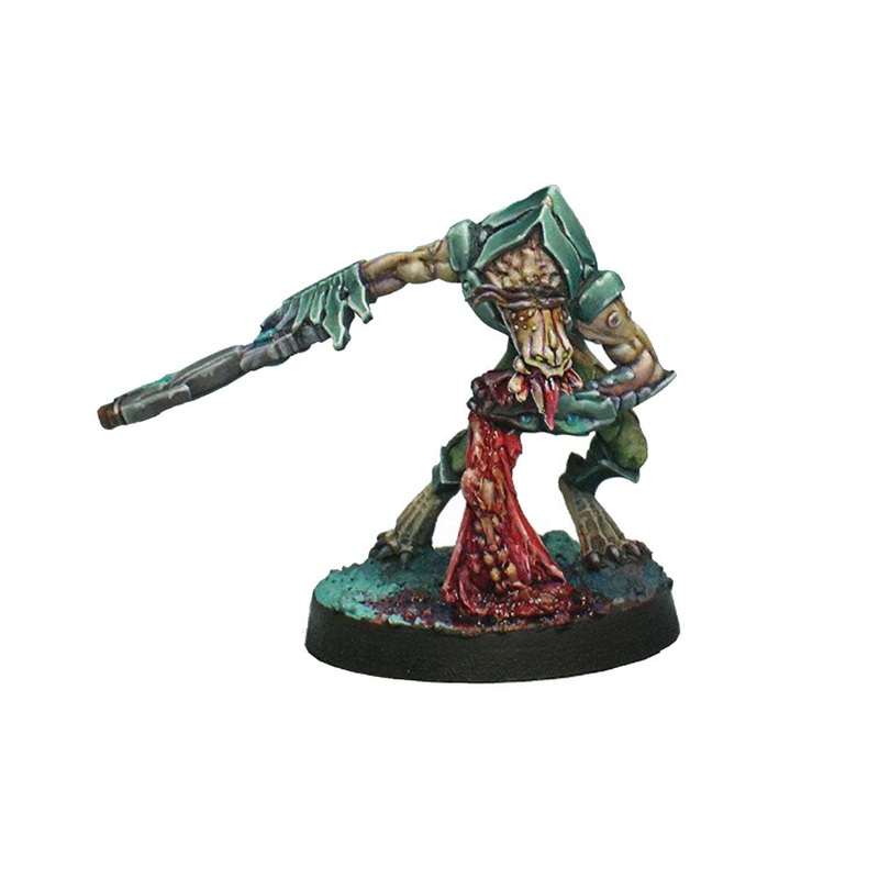 Infinity combine des miniatures de l'arme Aswangs (fusil de chasse)