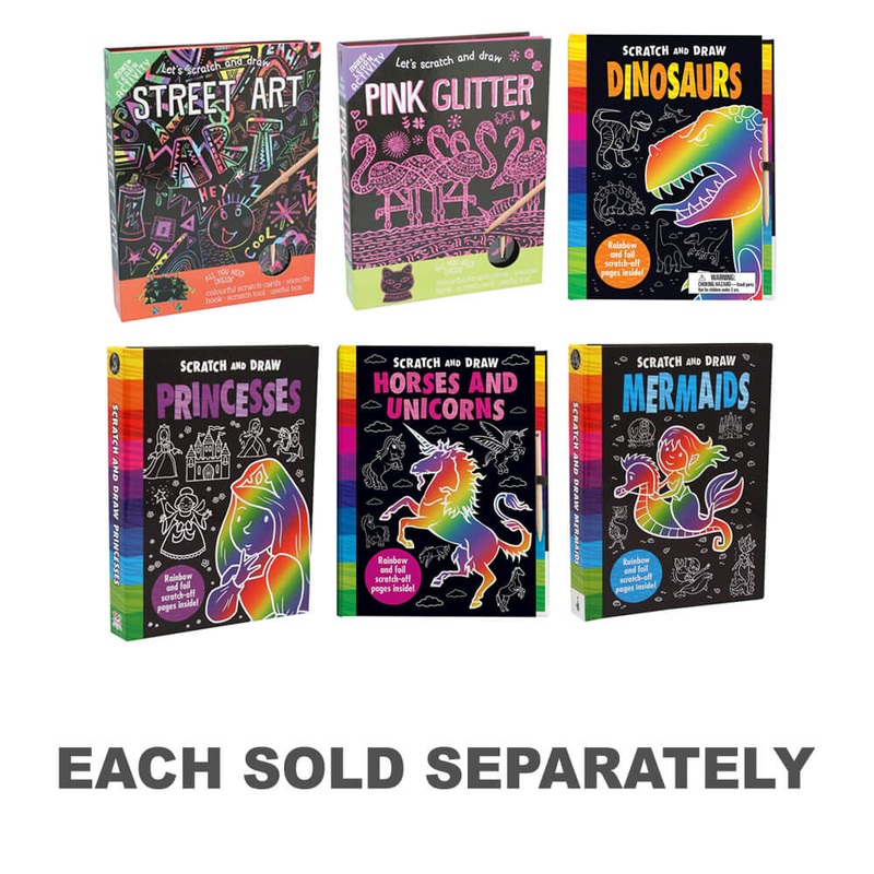 Livre de grattement et de dessin