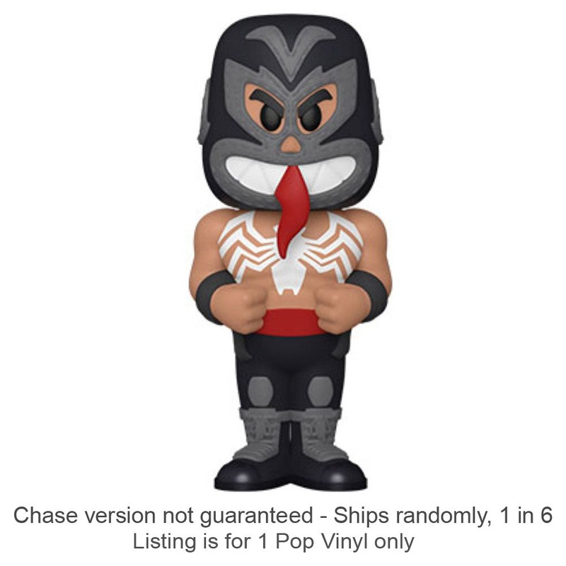 Spider-Man Venom Luchadore Vinyl Soda Chase Ships 1 sur 6