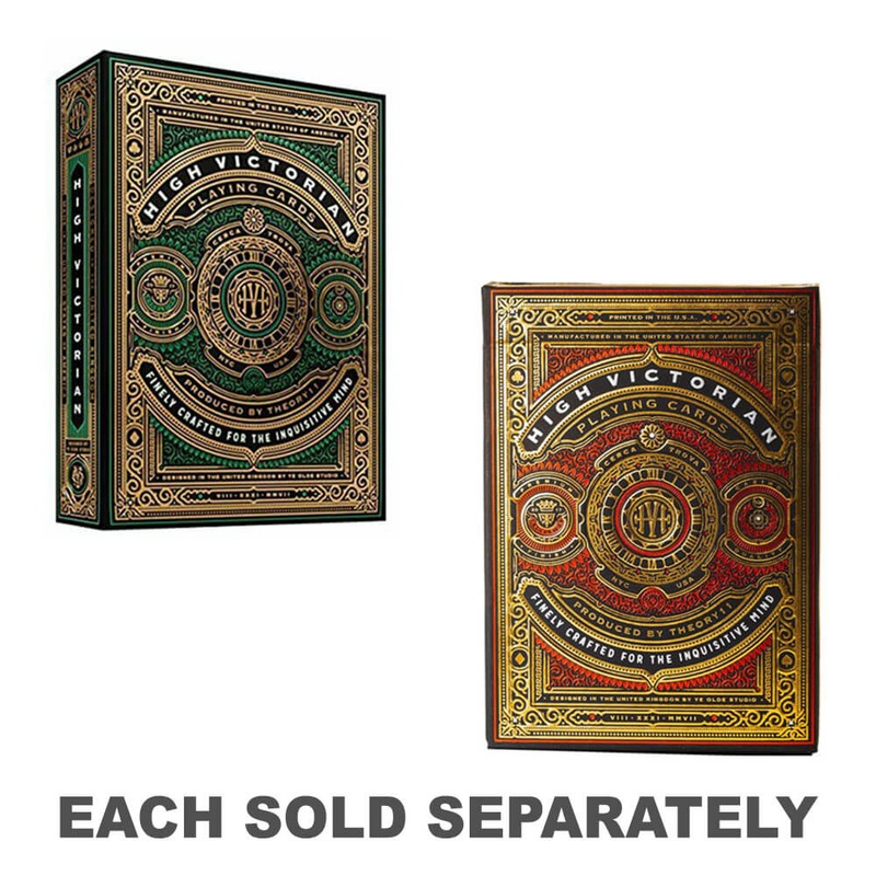 Thorie 11 Cartes  jouer haut victorien