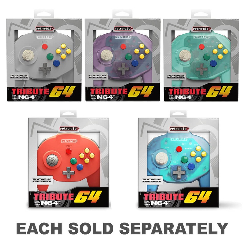 Tribute Retro-bit64 N64 Contrleur cbl