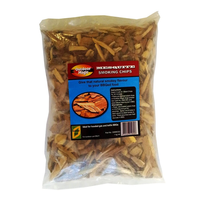 Chips de fumer Mesquite magique en plein air (1 kg)