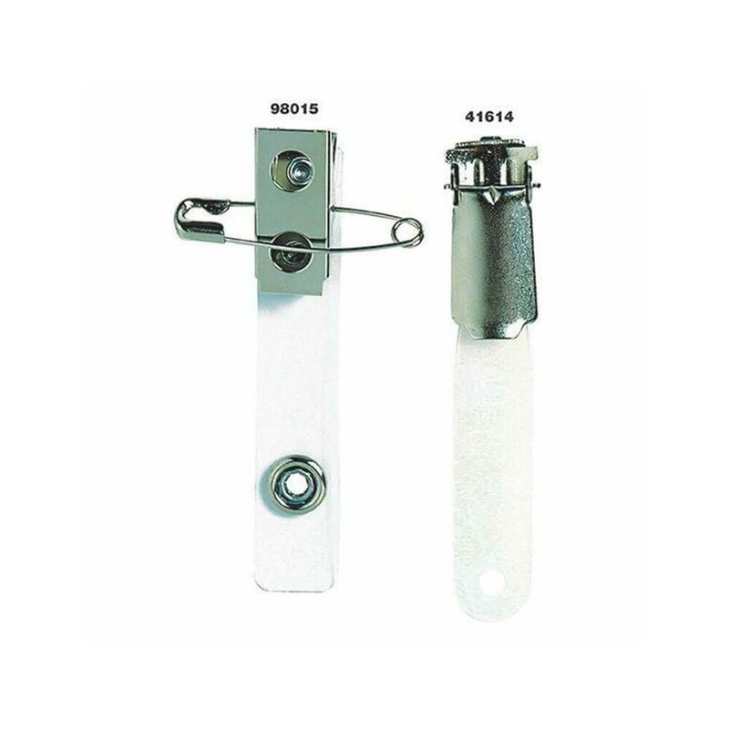 Clip ID Alligator Rexel avec broche 10pk (argent)