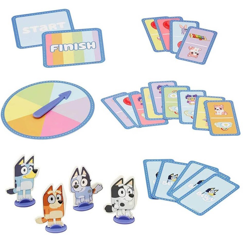 Jeu de cartes de course Bluey Hopscotch