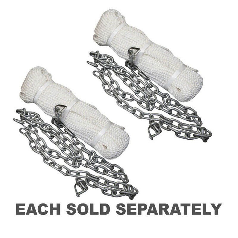 Ligne d'ancrage + chane 8 mmx3m