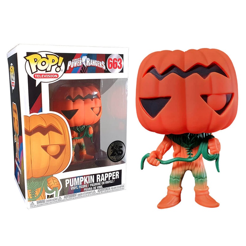 Power Rangers Pumpkin Rapper Us Exclusive Pop! Vinyle
