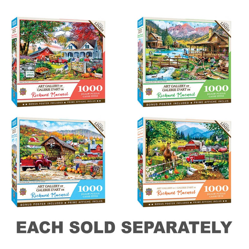 Puzzle de galerie d'art des chefs-d'uvre 1000pc