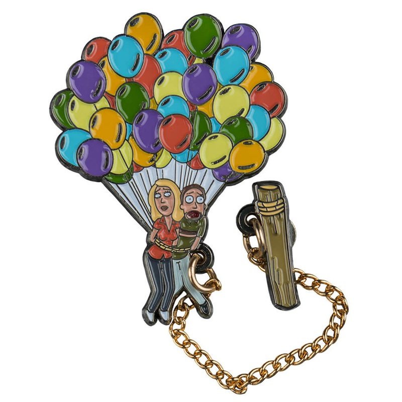Rick et Morty Jerry & Beth Floating Ematel Pin d'mail