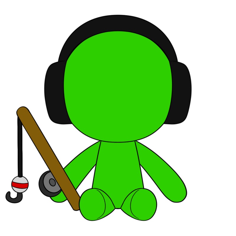 Alan Becker Green Plush (9in)