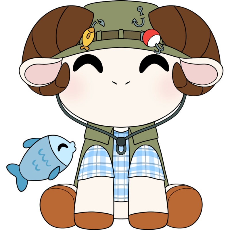 Fisherman Rammie Plush (9in)