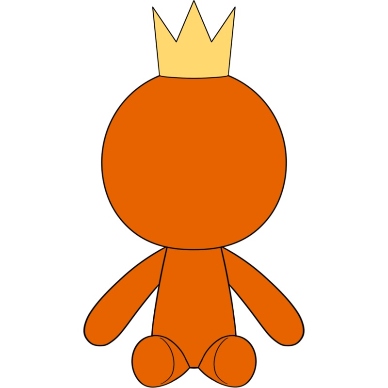 King Orange Plush (9in)