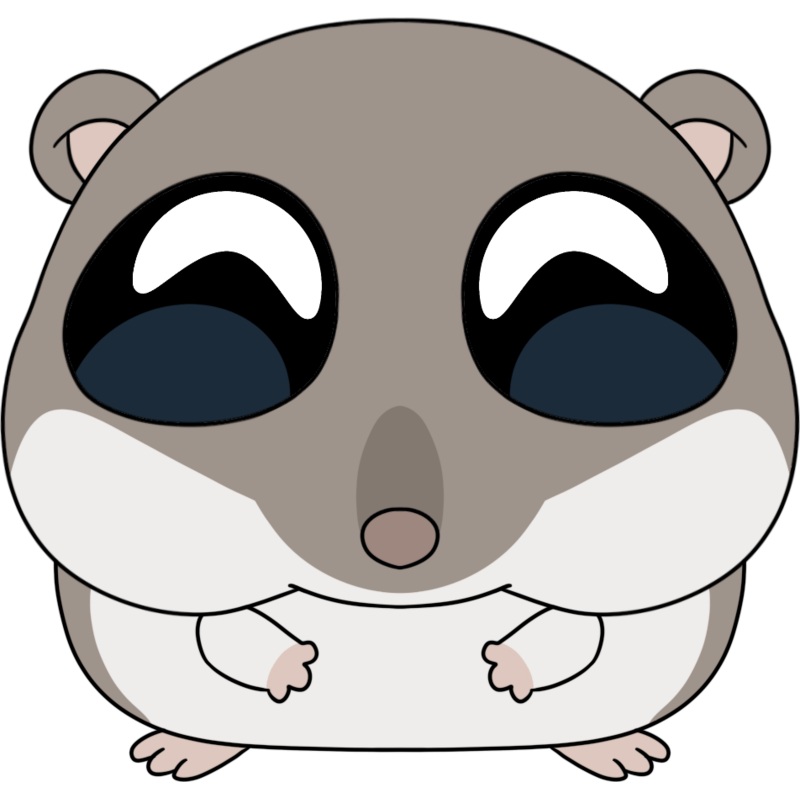 Sad Hamster Plush (9in)