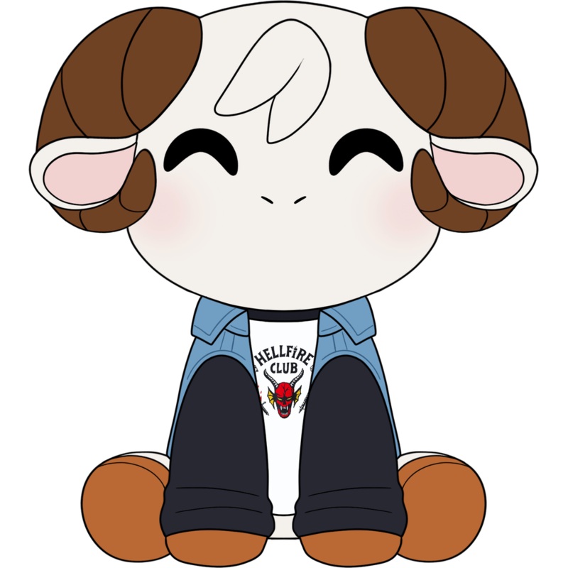 Stranger Things Eddie x Rammie Plush (9in)