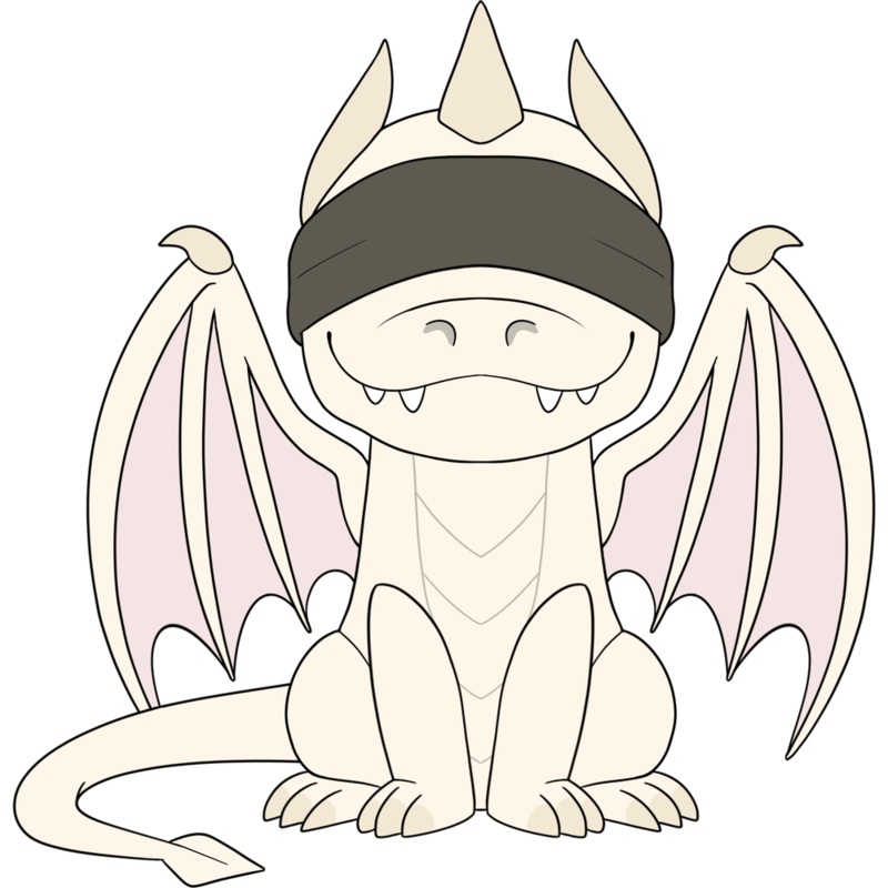 Ash the Blind Dragon Plush (9in)
