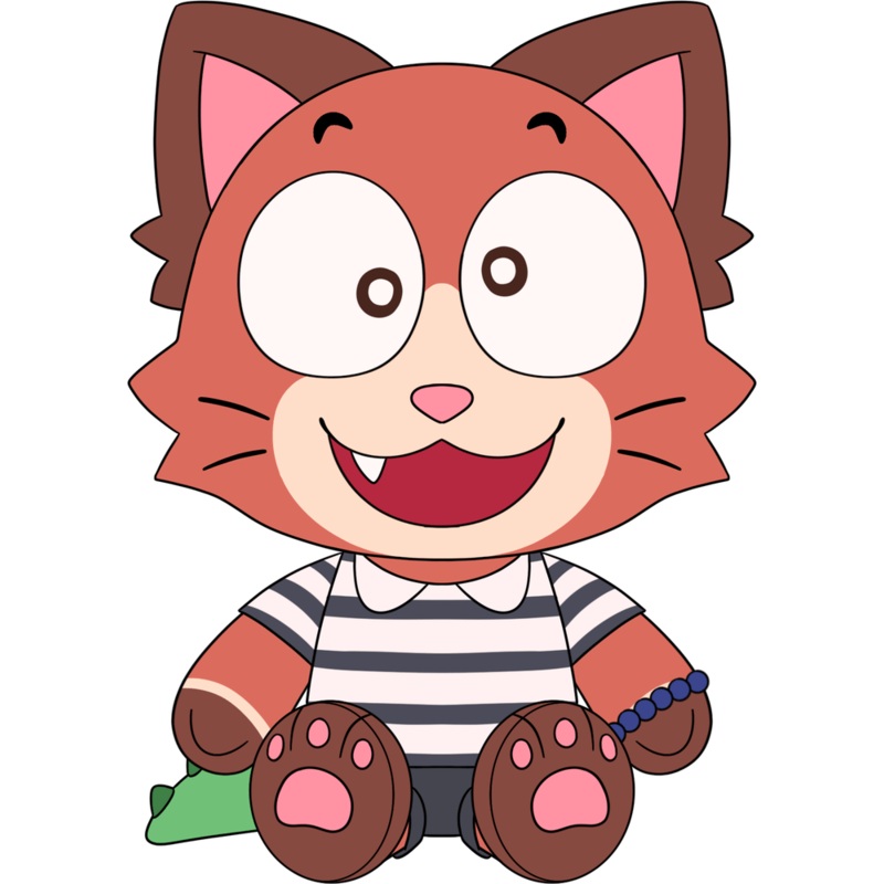 Curley Plush (9in)
