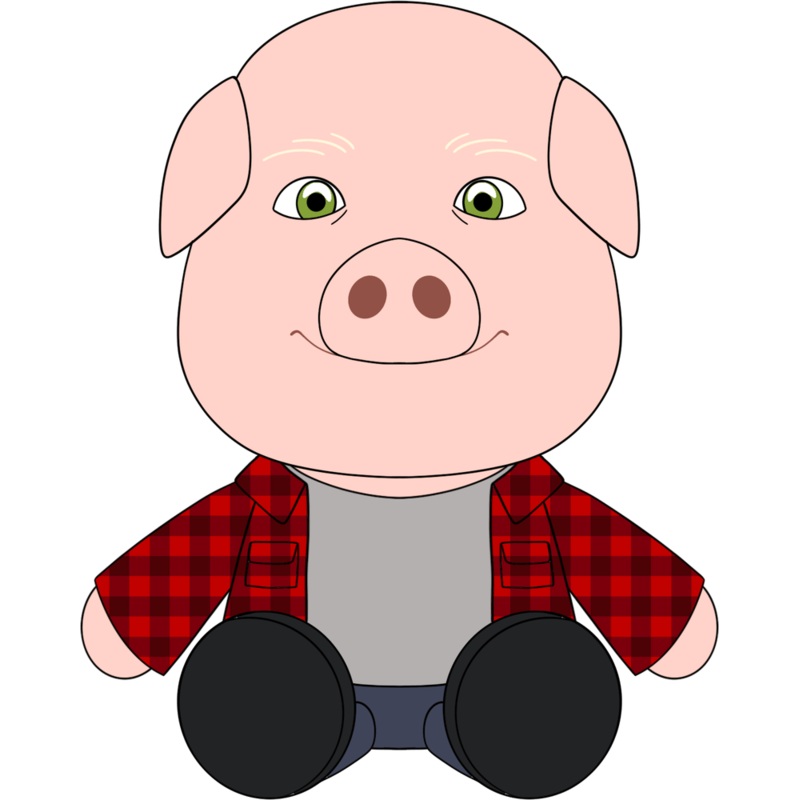John Pork Plush (9in)