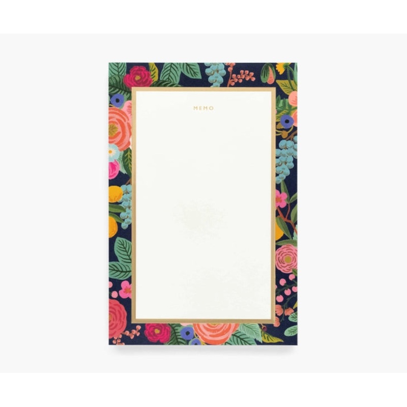 Large Memo Notepad - Garden Party