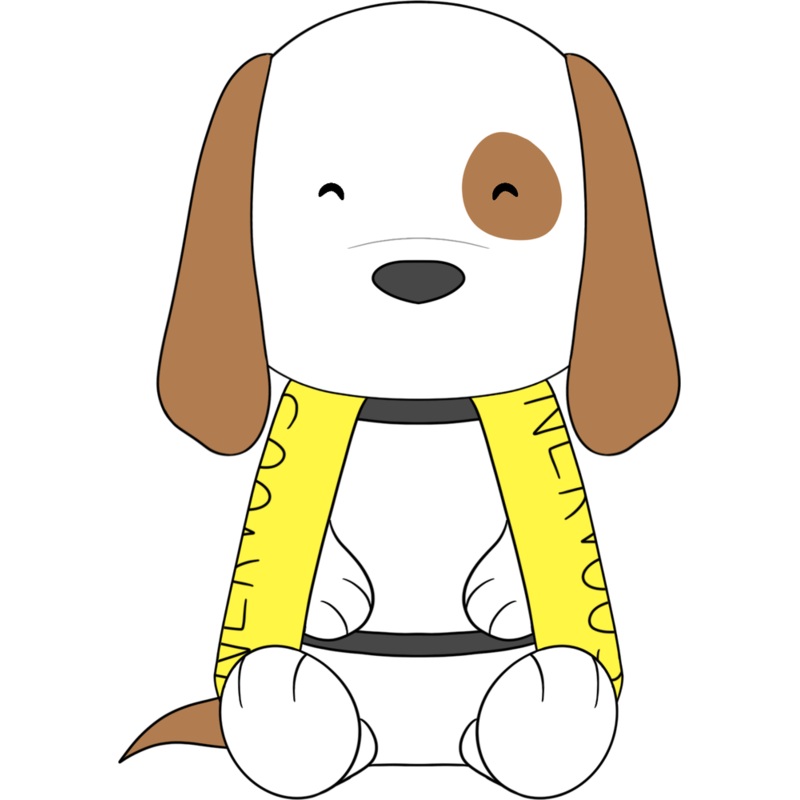 Nervous Dog Plush (9in)