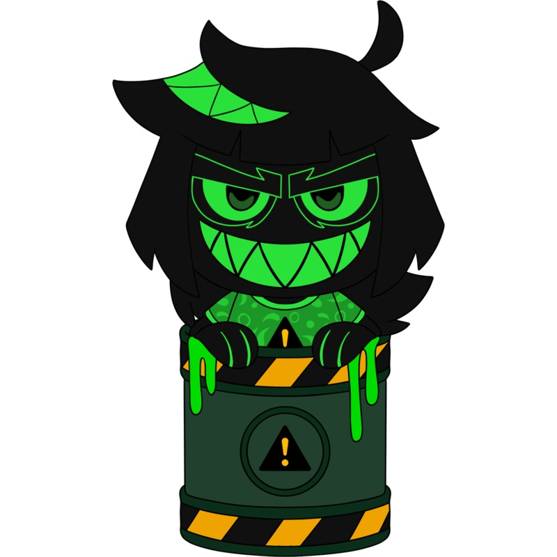 Phi the Toxic Slime Plush (9in)