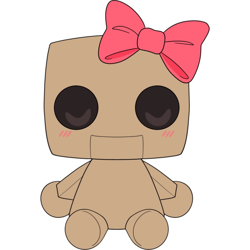 Porcelain Maid Plush (9in)