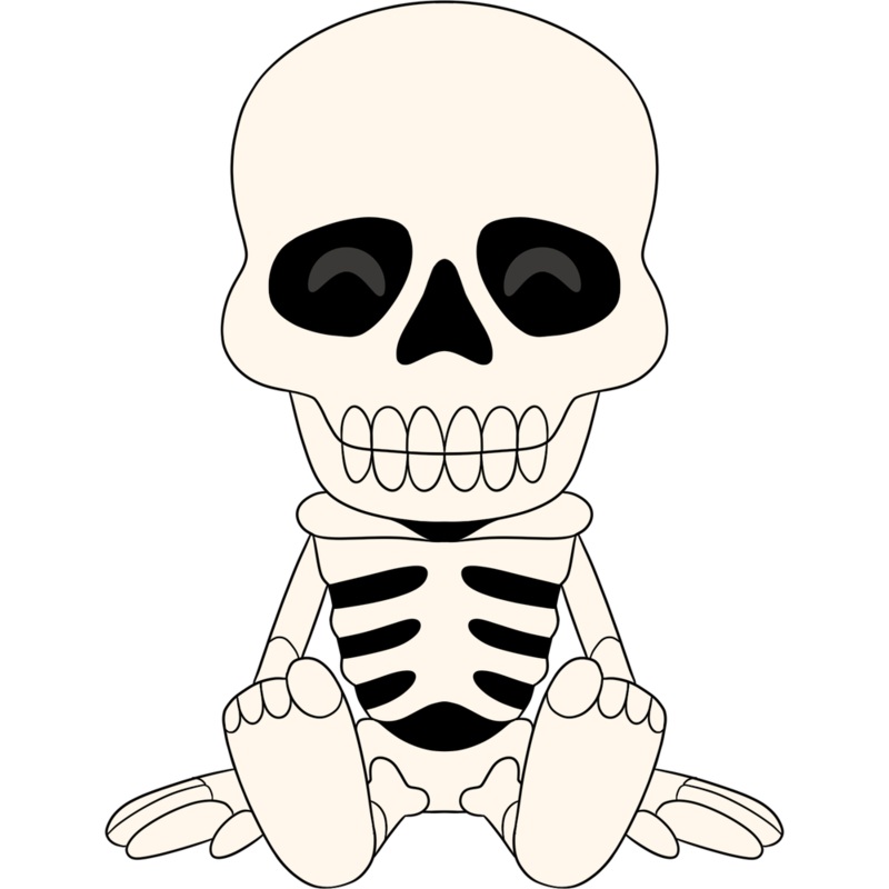 Spooky Scary Skeleton Plush (9in)