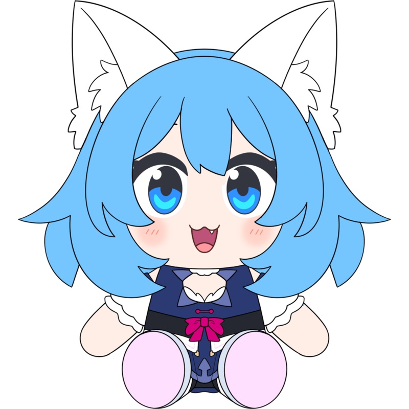 Wolfychu Plush (9in)