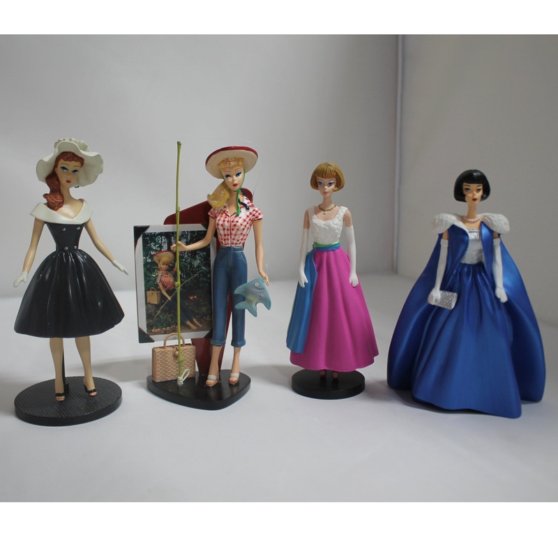 Lot of 4 Barbie Figurines | From Barbie with Love | Danbury Mint