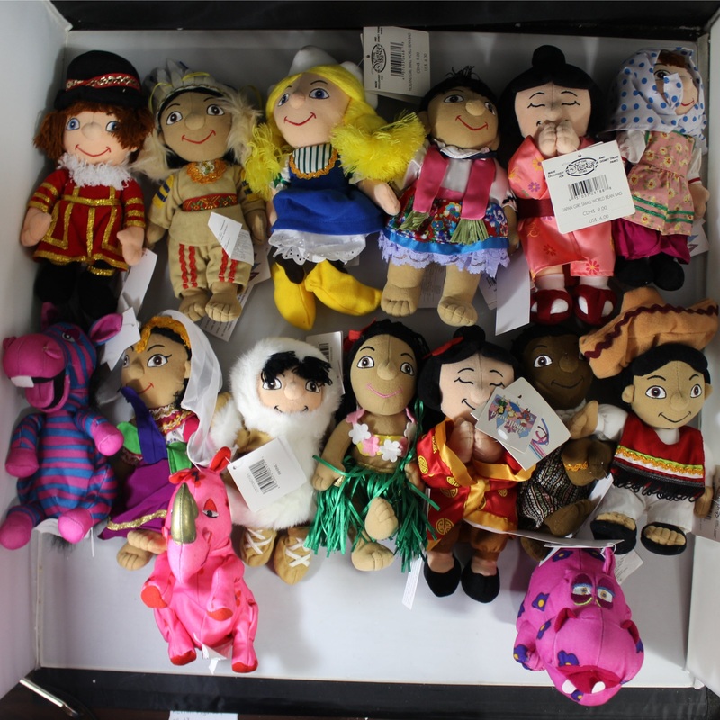 Lot of 15: Disney "It's a Small World" Bean Bag Plush