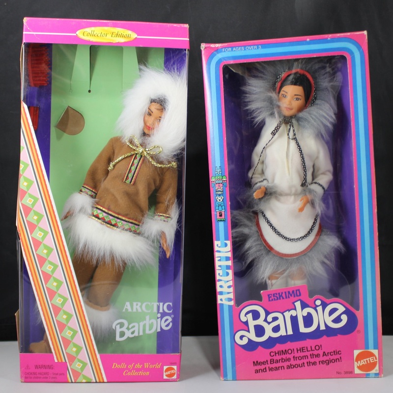 Lot of 2: 1981-1996 Arctic Eskimo Barbies