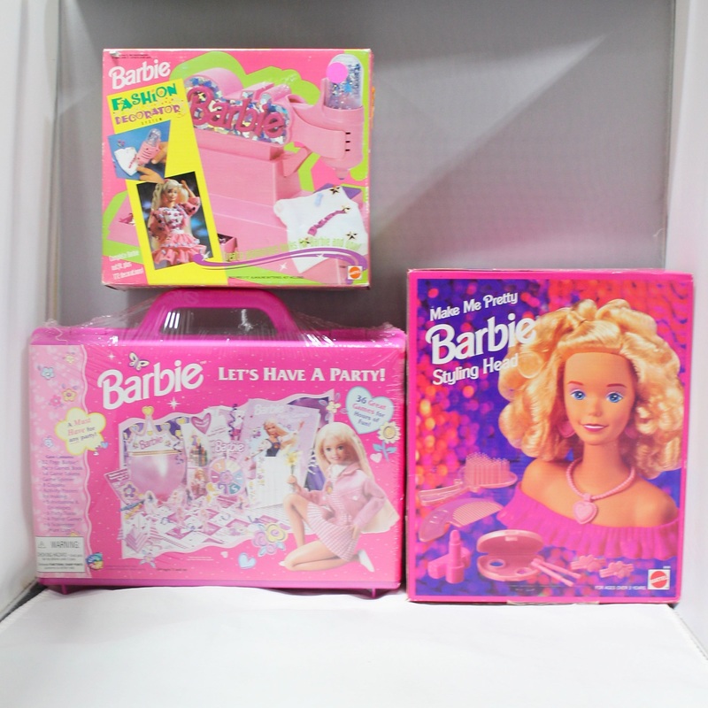 Lot of 3: Vintage 1990's Barbie Activities
