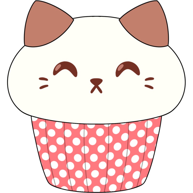 Kitty Cupcake Plush (9in)