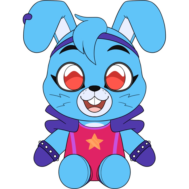 Ruined Glamrock Bonnie Plush (9in)