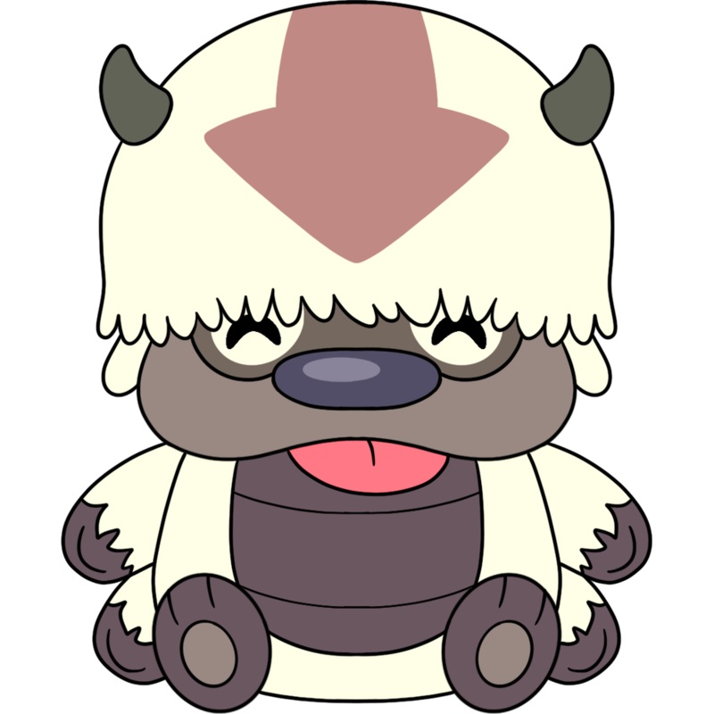 Appa Blep Stickie (6in)