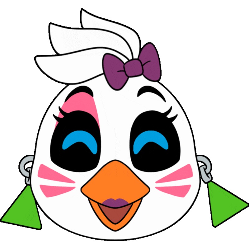 Glamrock Chica Dangle Pin