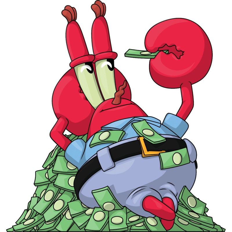 Pile OMoney Mr. Krabs