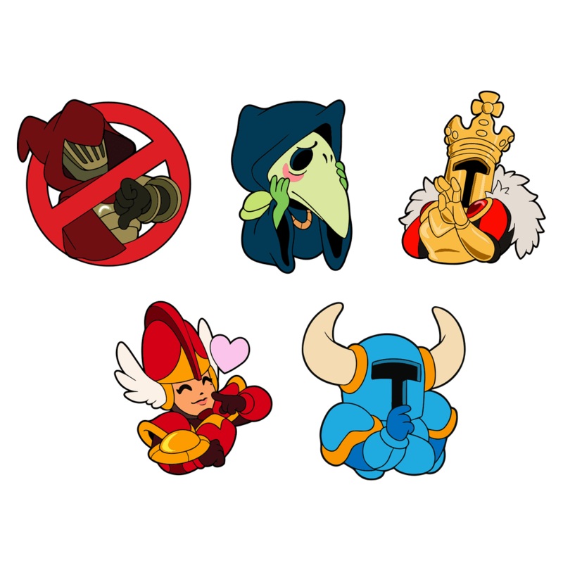 Shovel Knight Pin Set