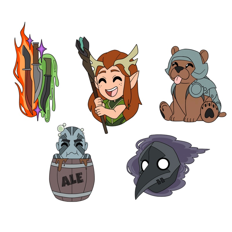 The Legend of Vox Machina Pin Set 2