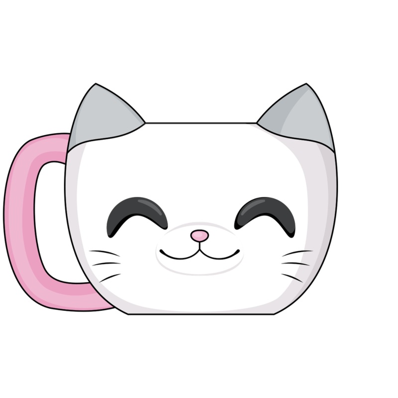 White Cat Mug
