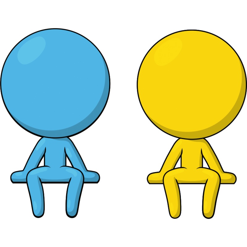 Blue and Yellow