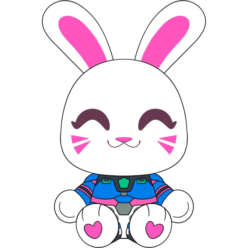 D.VA Bunny Plush (9in)