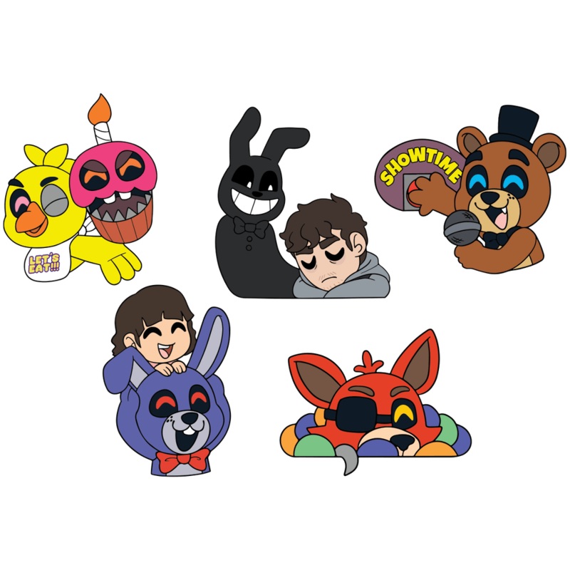 FNAF Movie Pin Set