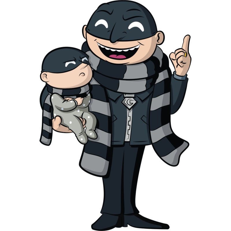 Heist Gru and Baby Gru