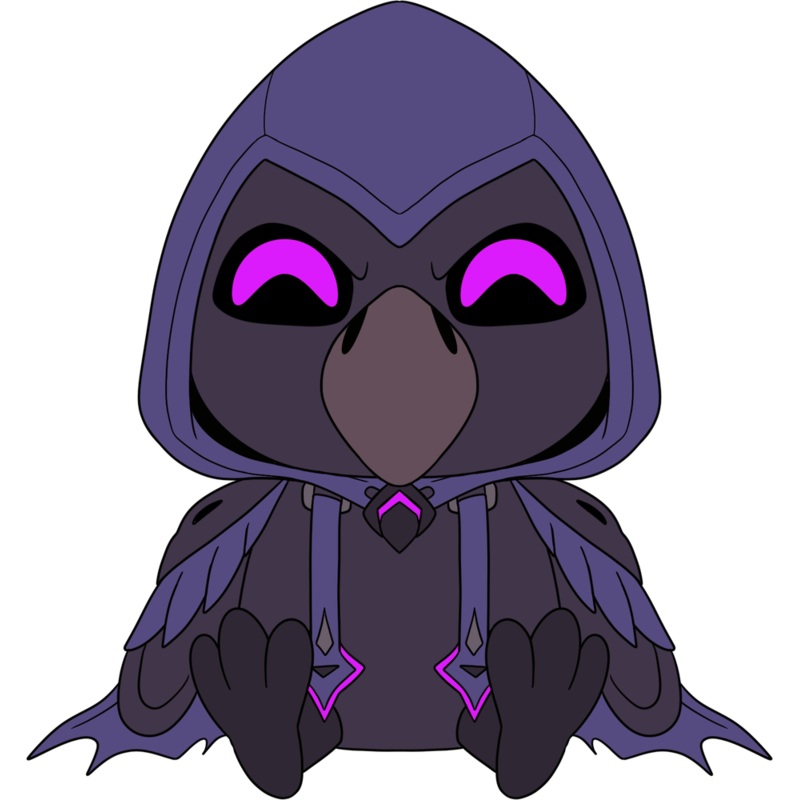 Reaper Raven Plush (9in)
