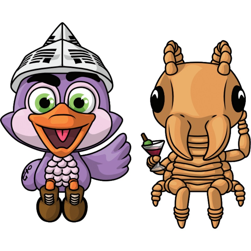 Termite King and Seabill Monitor Buddiez