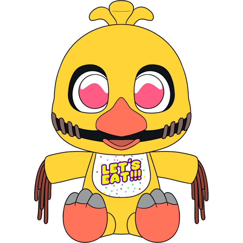 Withered Chica Plush (9in)