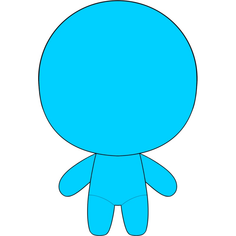 Blue Keychain