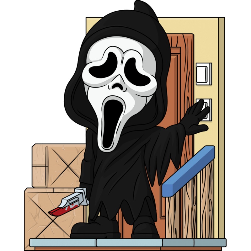 Lights Out Ghost Face