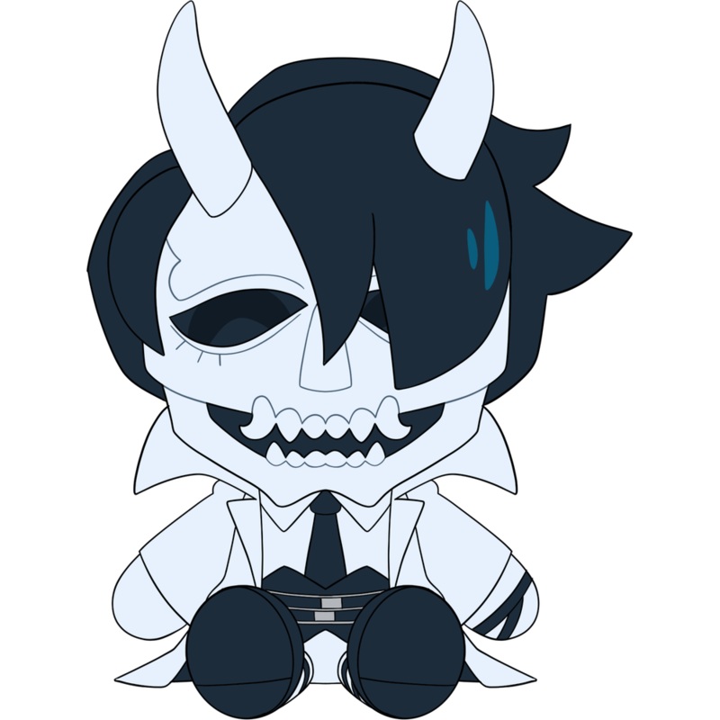 Neon White Plush (9in)